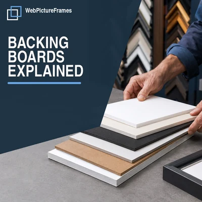 Picture Frame Backing Board Types Explained