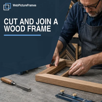 How a Custom Wood Picture Frame Is Cut and Joined