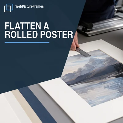 How to Flatten a Rolled Poster