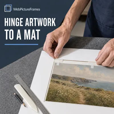 How to Hinge Artwork to a Picture Mat