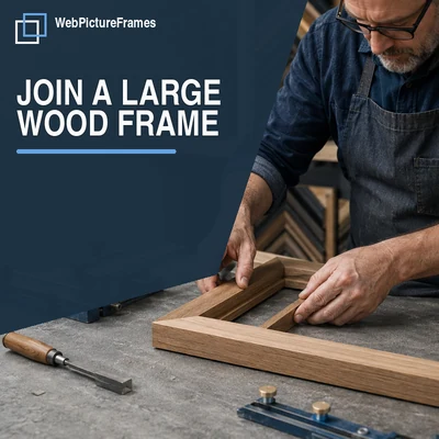 How to Assemble a Large Wood Picture Frame