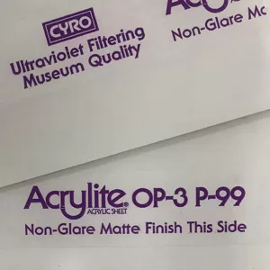 UV Non Glare Glazing