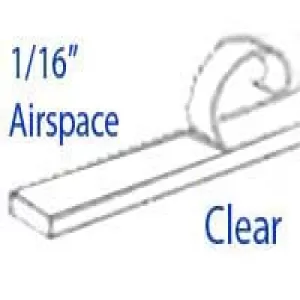 Glass Spacers Clear 1/16