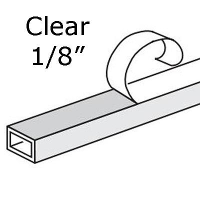Glass Spacers Clear 1/8