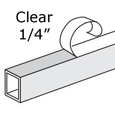 Glass Spacers Clear 1/4