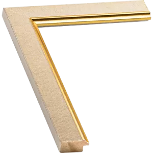 1 1/4 Off White Gold Fillet Linen Liner