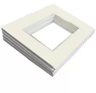 White Single Mat Bundles