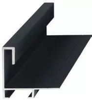Matte Black Anodized Nielsen Metal Floater Frame