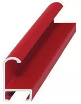 Chinese Red Nielsen Metal Picture Frame
