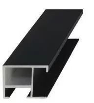 Matte Black Anodized Nielsen Metal Picture Frame