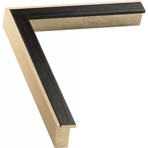 Black and Wood Frame