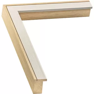 White Washed Wood Frame