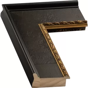 Black And gold Ornate Picture Frame