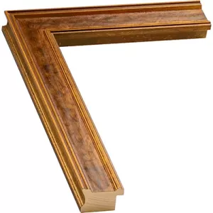 Antique Gold Panel Frame
