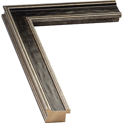Black and Silver Panel Frame