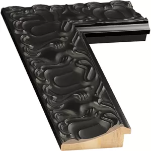 Black Ornate Picture Frame