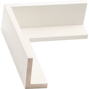 Extra Large White Float Frame