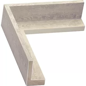 Weathered White Floating Frame