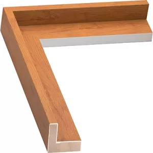 Cherry Finish Float  Frame