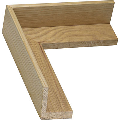 White Oak Canvas Floater Frame