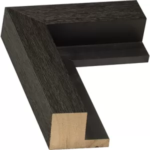 Black Float Frame Textured
