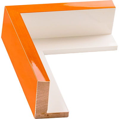 Orange Floating Frame For Art