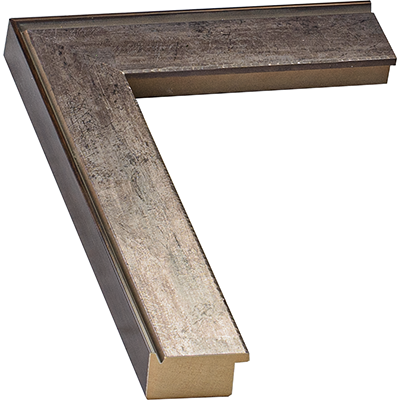 Warm Silver Modeled Picture Frame