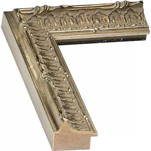 Silver Gray Ornate Picture Frame