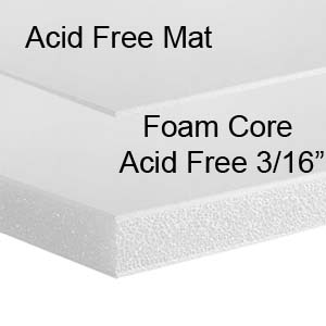  MBC Mat Board Center, Pack of 10 Acid-Free Foam Boards