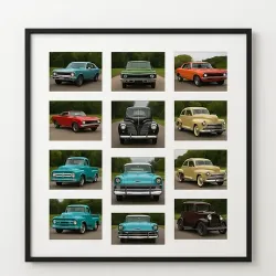 12 Hole Collage Mats
