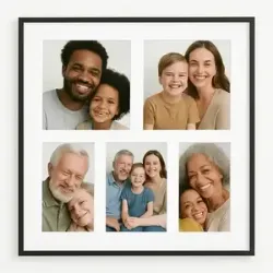 5 Hole Collage Mats