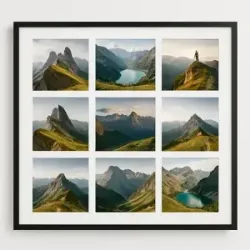 9 Hole Collage Mats