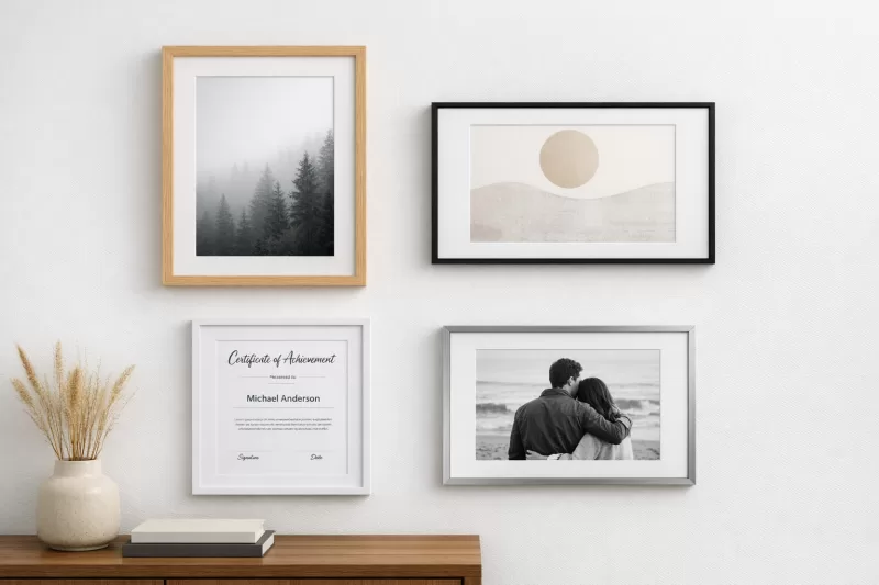 Custom Minimalist Picture Frames collection