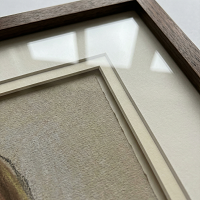 Pastel artwork matting example