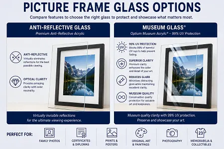 How To Choose The Right Picture Frame Glass
