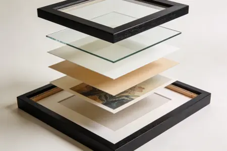How To Fit Art Into A Wood Picture Frame