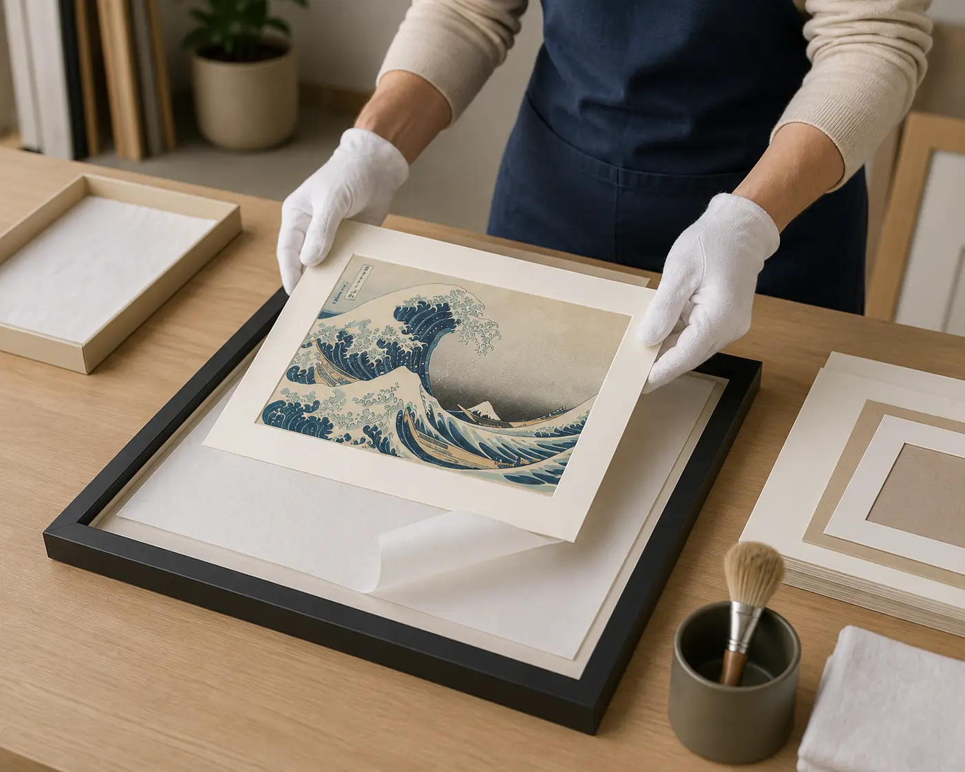 How to frame a print without damaging it