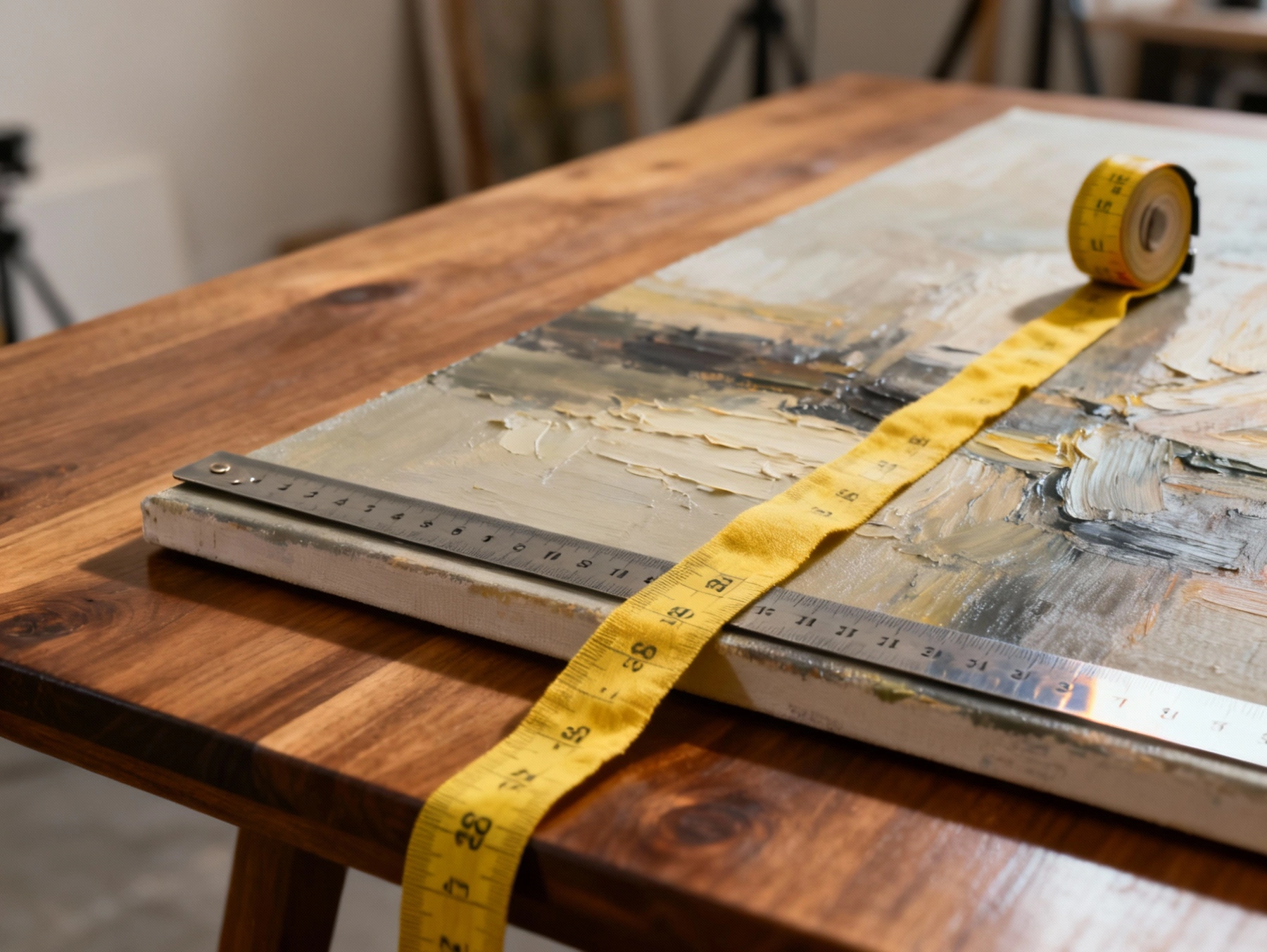 How to measure artwork.