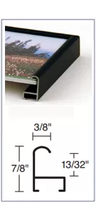 Simple small round top moulding by Nielsen.