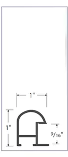 This rounded, voluptuous metal picture frame is best for living room wall art and posters,including Asian ink drawings. The gloss black version is a durable alternative to a black lacquer aesthetic.