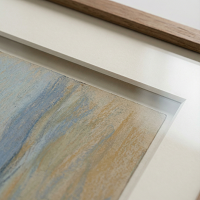 Pastel artwork matting example