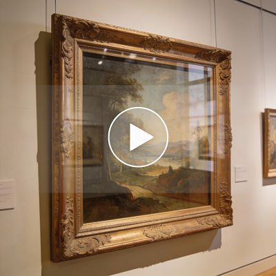 Hinge Artwork Into a Picture Frame Mat